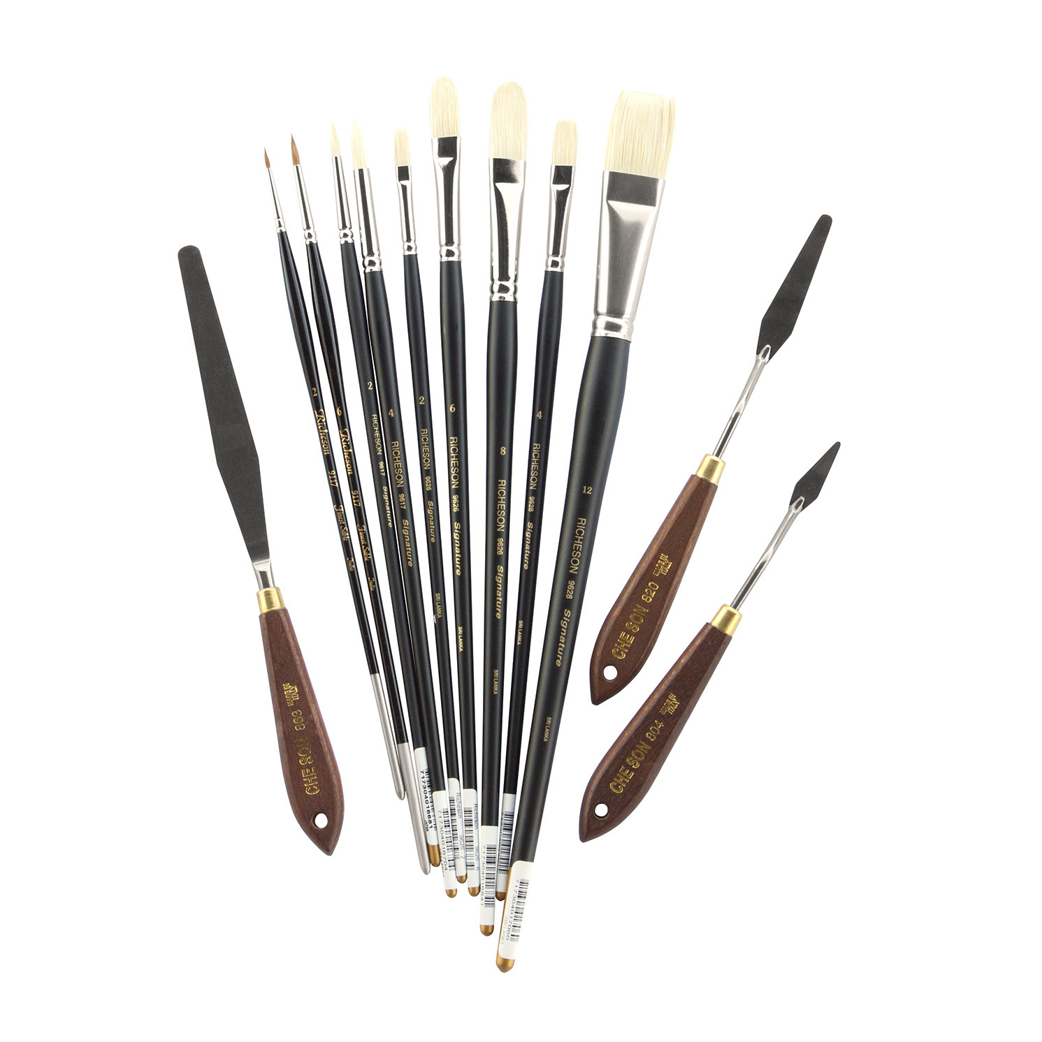 AF001 Alan Flattmann Premium Brushes & Palette Knives